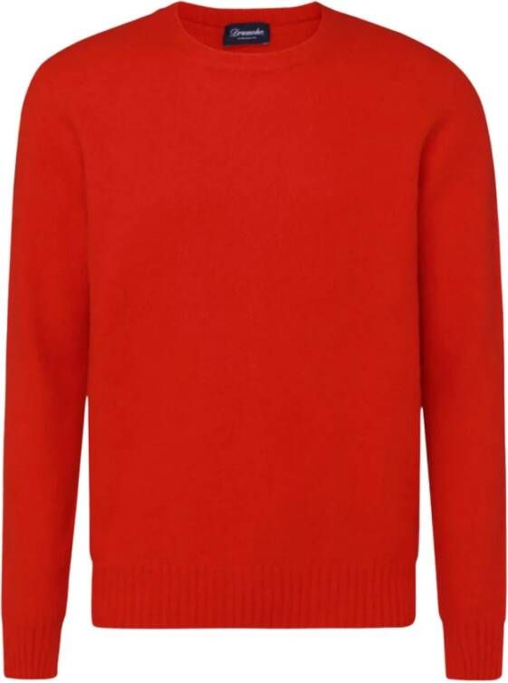 Drumohr Sweaters Orange Oranje Heren