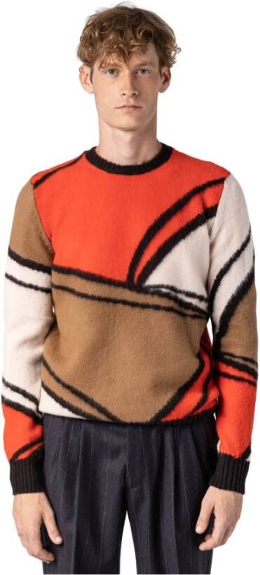 Drumohr Stijlvolle Sweaters Collectie Multicolor Heren