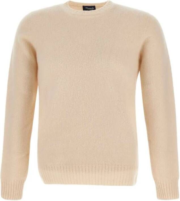 Drumohr Sweaters White Beige Heren