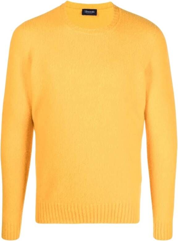 Drumohr Sweaters Yellow Geel Heren