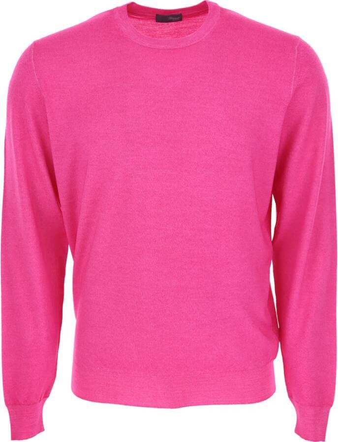Drumohr Sweatshirt Roze Heren