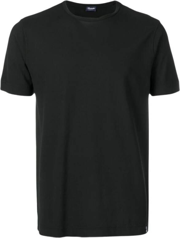 Drumohr t-shirt Zwart Heren