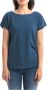 Drumohr T-Shirts Blauw Dames - Thumbnail 1
