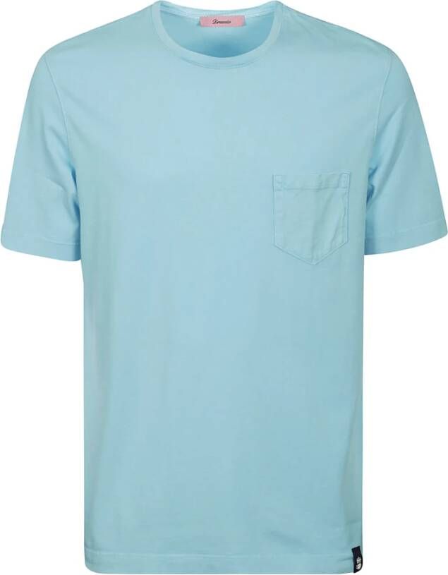 Drumohr T-Shirts Blauw Heren