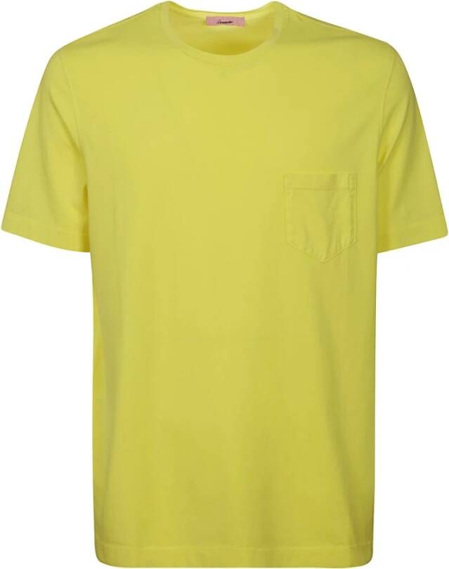 Drumohr T-Shirts Yellow Heren