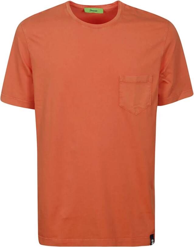 Drumohr T-Shirts Oranje Heren