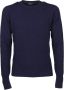 Drumohr Trui Blauw Heren - Thumbnail 1