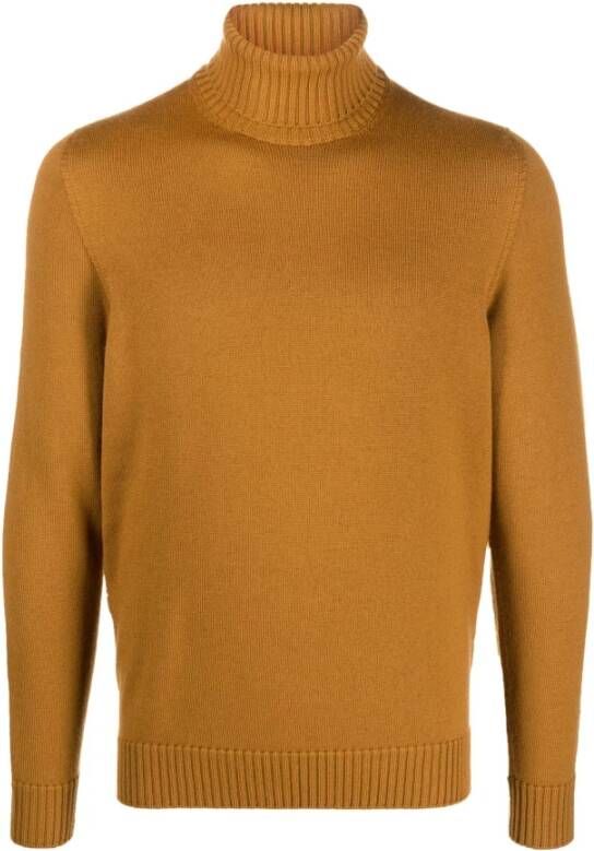 Drumohr Turtlenecks Yellow Heren
