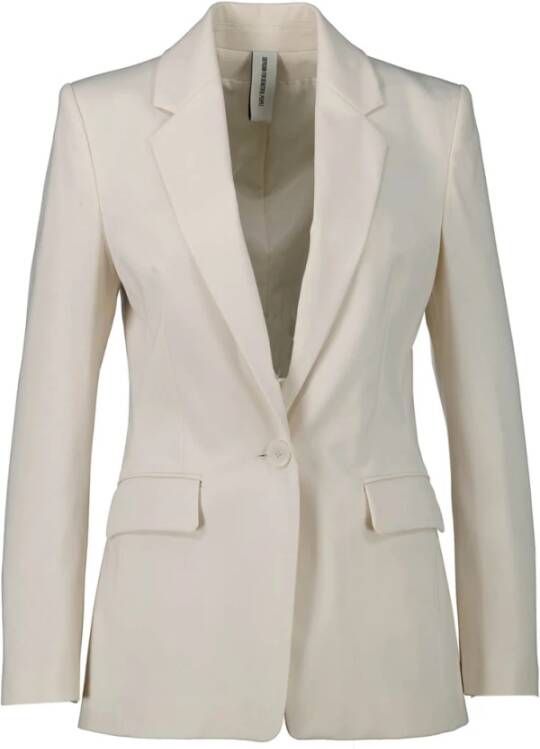 Drykorn Elegante Katoenen Blazers voor Vrouwen Beige Dames