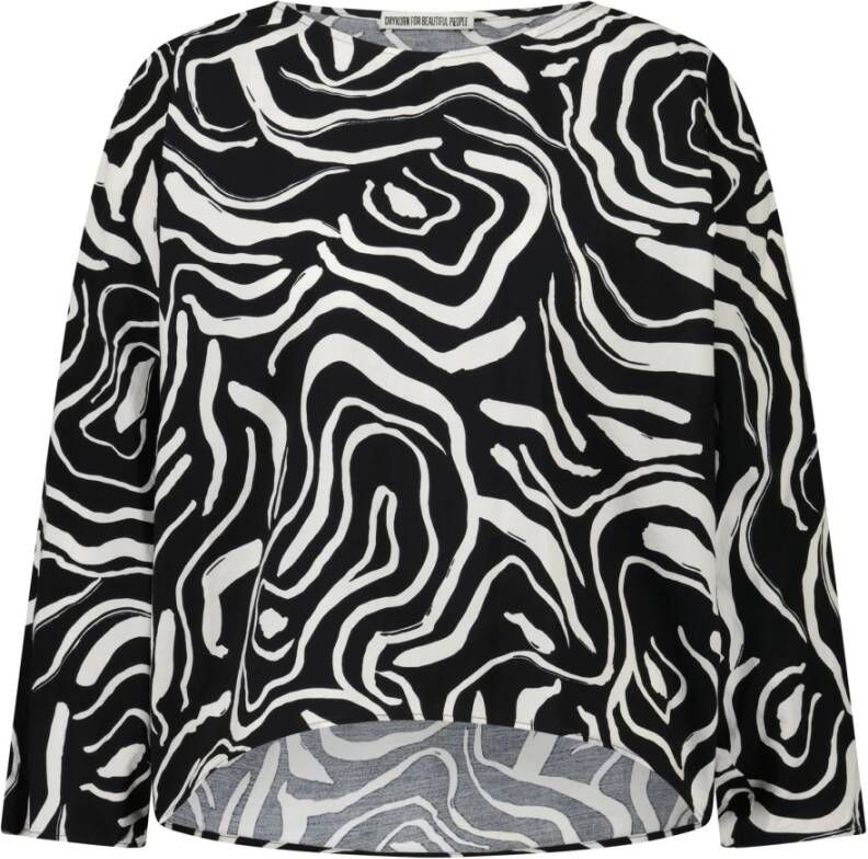 Drykorn Nialini Katoenen Blouse Stijlvol en Comfortabel Black Dames