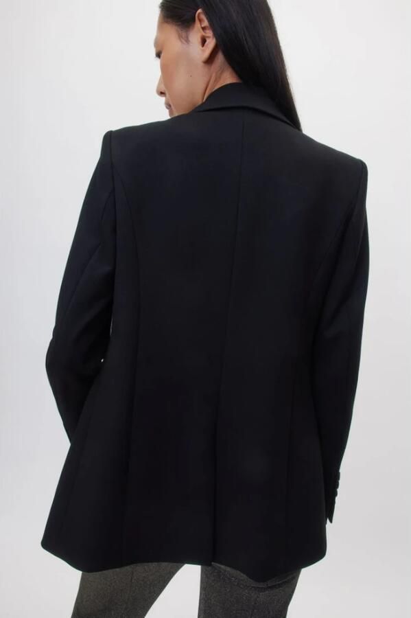 Drykorn Atlin_2 Blazer Zwart Slim Fit Schoudervullingen Black Dames - Foto 2