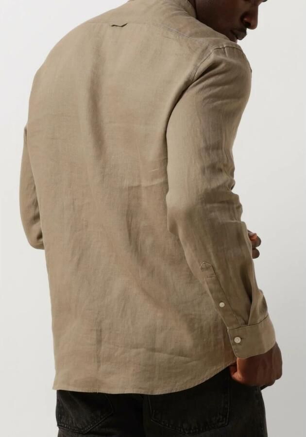 Drykorn Regular fit linnen overhemd met opstaande kraag model 'TAROK' - Foto 4