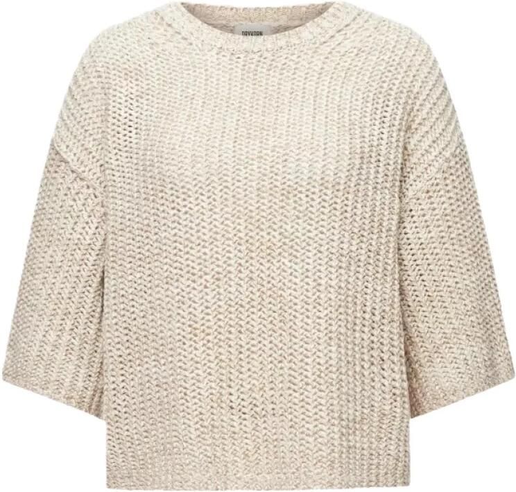 Drykorn Gebreide pullover met 3 4-mouwen model 'NILAY'