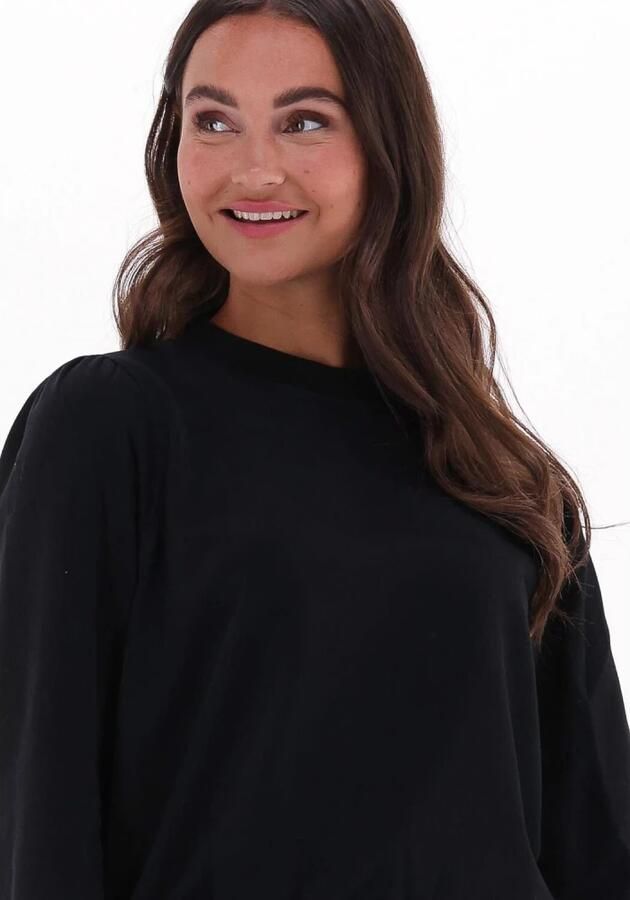 Drykorn Sweatshirt met geribde ronde hals model 'Smeli'