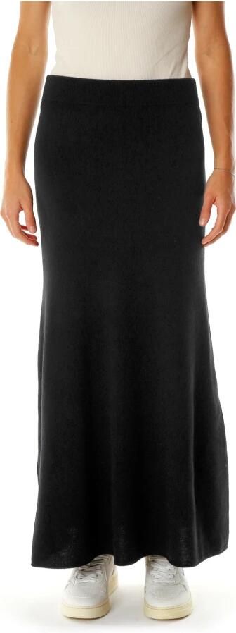 Drykorn Gebreide rok met elastische tailleband Black Dames - Foto 4