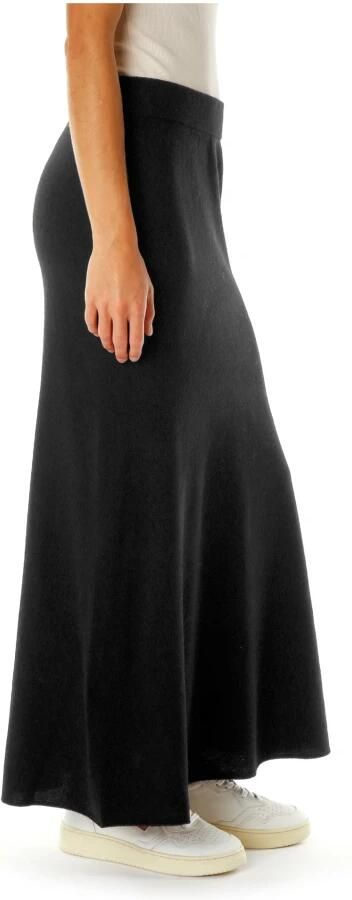 Drykorn Gebreide rok met elastische tailleband Black Dames - Foto 2