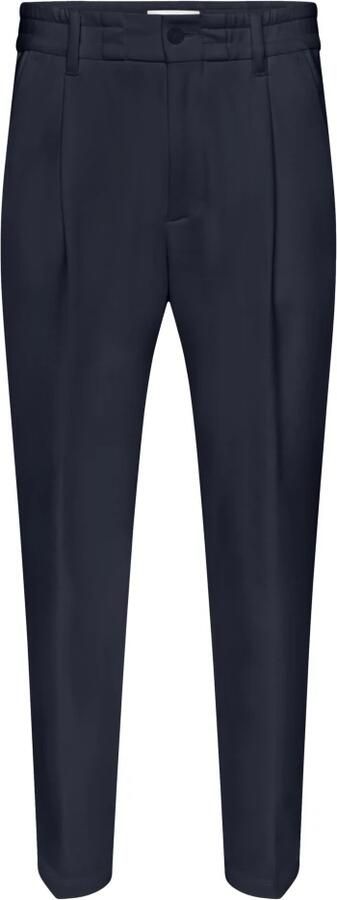 Drykorn Tapered fit bandplooibroek met verkort model 'CHASY' - Foto 2