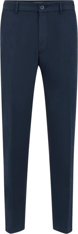 Drykorn Tapered fit stoffen broek met ceintuurlussen model 'AJEND'