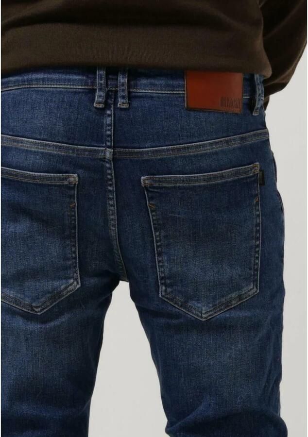 Drykorn 260135 West 888 Slim Fit Wortel Mid Waist Jeans voor Heren Blue Heren