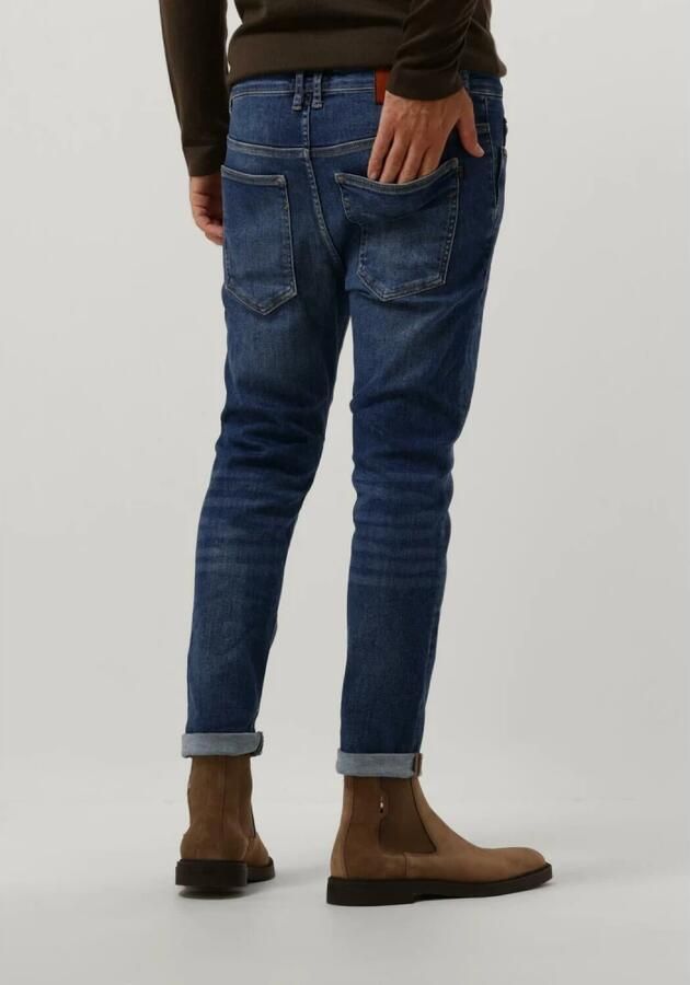 Drykorn 260135 West 888 Slim Fit Wortel Mid Waist Jeans voor Heren Blue Heren - Foto 2