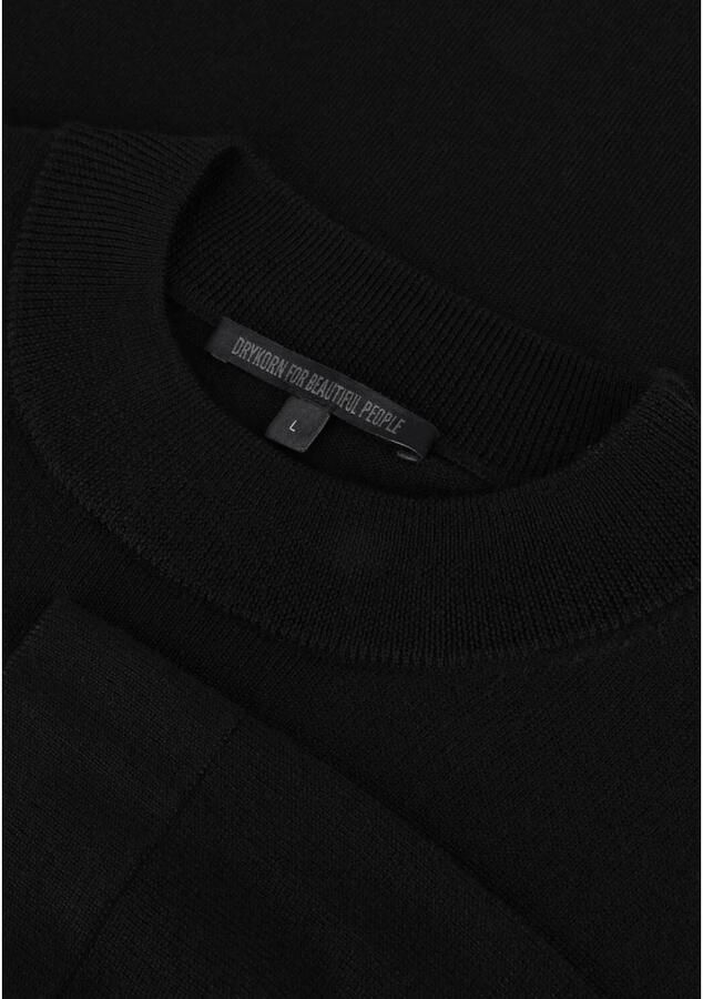 Drykorn Heren Stijlvolle Zwarte Trui Arwon Black Heren