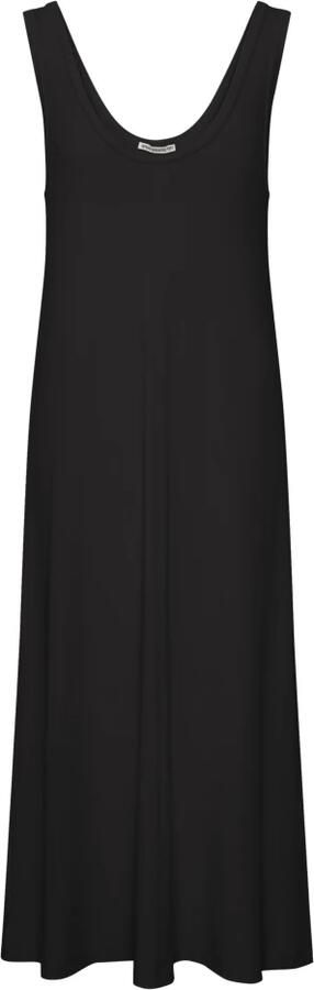 Drykorn Klassieke A-Lijn Jersey Jurk in Zwart Black Dames