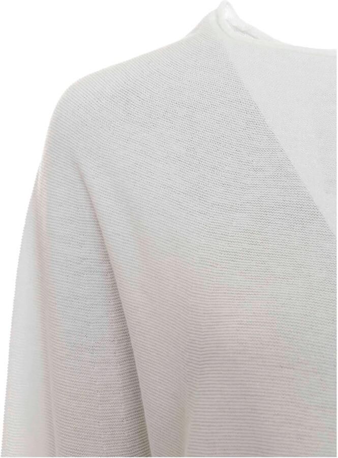 Drykorn Oversized Pullover Mimas Lichtgewicht Gebreid White Dames - Foto 3