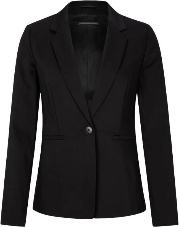 Drykorn Veelzijdige Zwarte Blazer voor Werk en Vrije tijd Black Dames