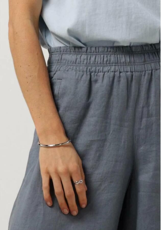 Drykorn Loose fit linnen broek met steekzakken model 'CEILING'