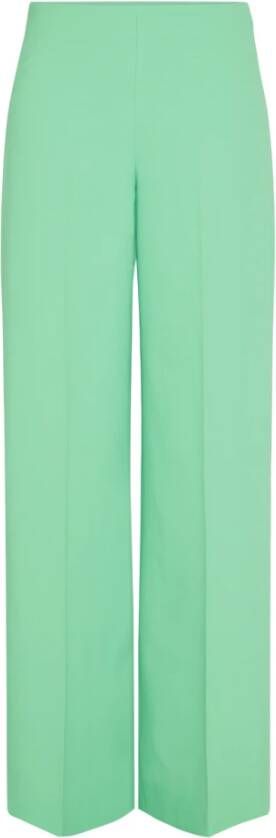 Drykorn Elegante Wide-Leg Marlenehose Broek Green Dames