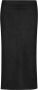 Drykorn Elegante Midi Rok met Split en Decoratieve Naden Black Dames - Thumbnail 1