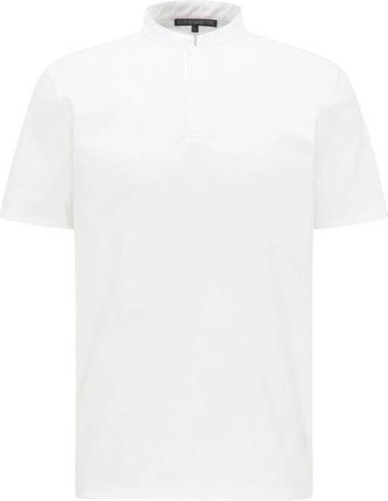 Drykorn Heren Polo Shirt Louis 10 in Donkerblauw White Heren