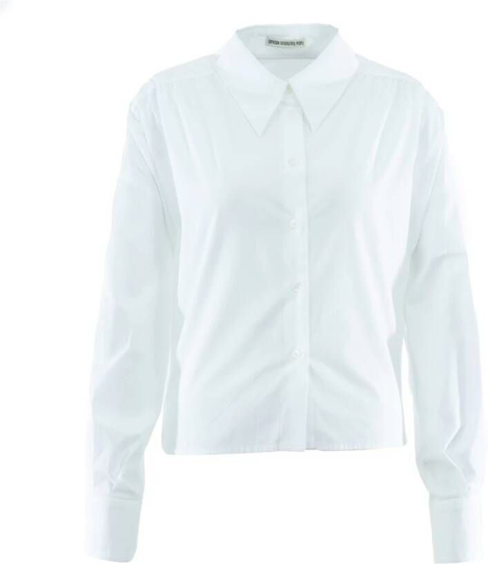 Drykorn Witte Blouse Klassiek Model White Dames