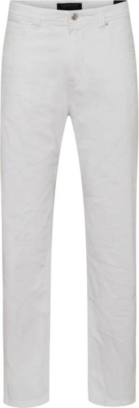 Drykorn Heren Witte Straight Jeans 260153 SIT 10 White Heren