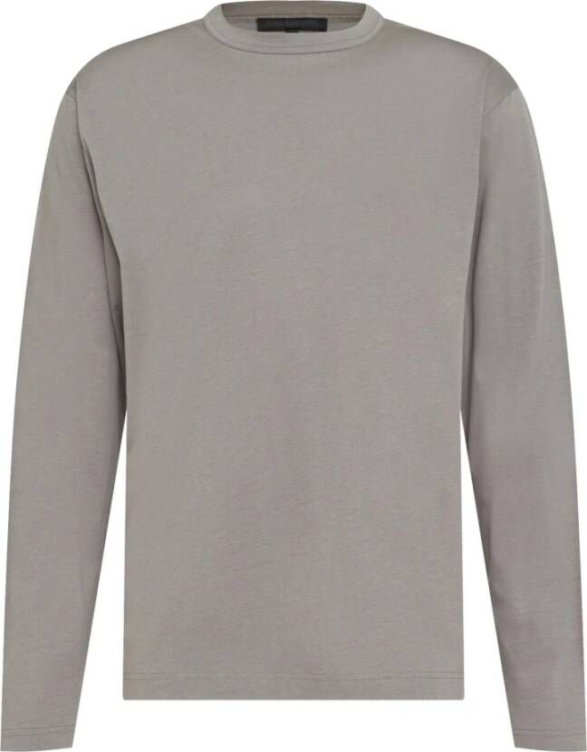 Drykorn 520109 Milesh 10 Longsleeve Sweatshirt in Grijs Katoenmix Gray Heren
