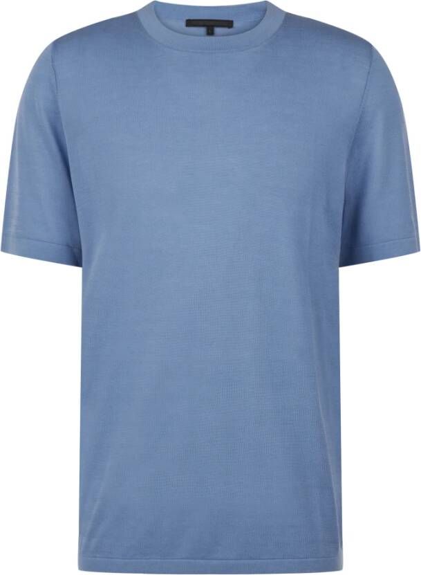 Drykorn 420071 Valentin 10 T-shirt met korte mouwen 3702 Blauw Heren