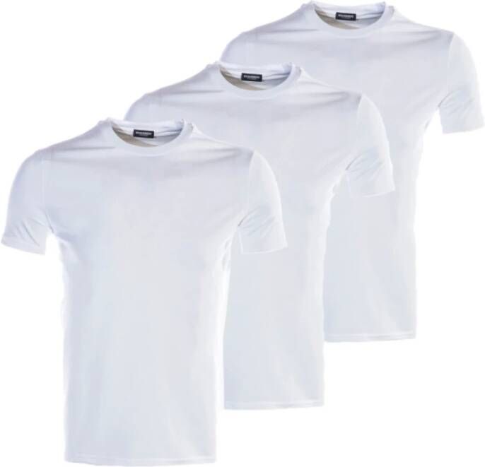 Dsquared2 3-pack basis T-shirts Wit Heren