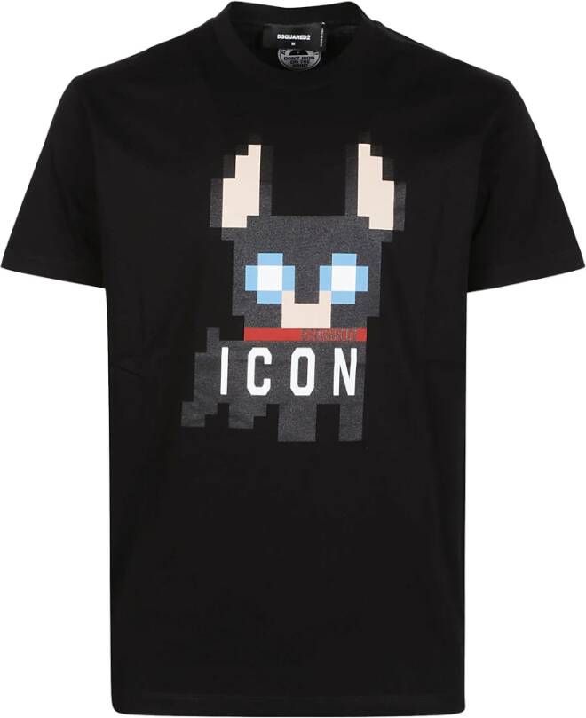 Dsquared2 900 Black Ciro Cool FIT T-Shirt Zwart Heren