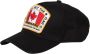 Dsquared2 Geborduurde Logo Cap met Canada Blad Zwart Black Heren - Thumbnail 1
