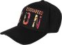 Dsquared2 Iconische Baseballpet met Gesp Sluiting Black Unisex - Thumbnail 1