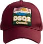 Dsquared2 Geborduurde Baseballpet met Verstelbare Sluiting Red Unisex - Thumbnail 1