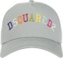 Dsquared2 Geborduurde baseballpet met gesp Gray Unisex - Thumbnail 1
