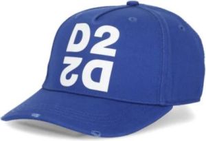 Dsquared2 Baseball cap with logo Blauw Heren