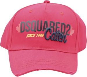Dsquared2 Baseball Cap With Logo Roze Dames