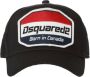 Dsquared2 Verstelbare Zwarte Logo-Geborduurde Baseballpet Black Heren - Thumbnail 3