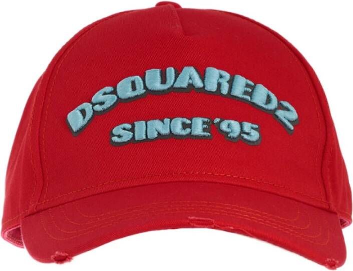 Dsquared2 Baseball HAT Rood Heren