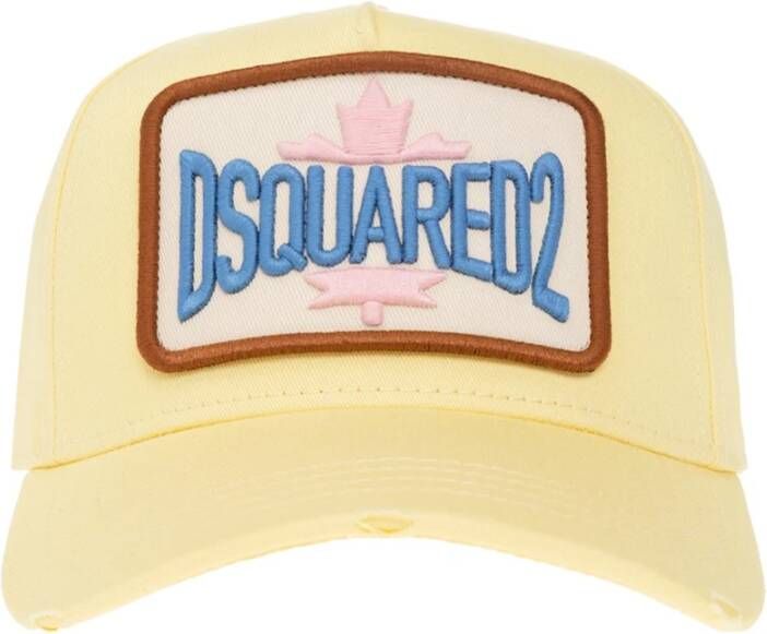 Dsquared2 Baseball pet Geel Dames