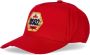 Dsquared2 Geborduurde katoenen pet met gescheurde klep Red Heren - Thumbnail 3