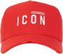 Dsquared2 Baseballpet met gesp sluiting en reliëf Red Unisex - Thumbnail 1