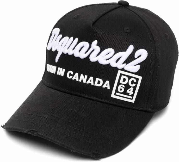 Dsquared2 Baseballpet voor de wedstrijd Zwart Heren